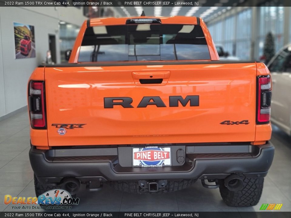 2022 Ram 1500 TRX Crew Cab 4x4 Ignition Orange / Black Photo #5