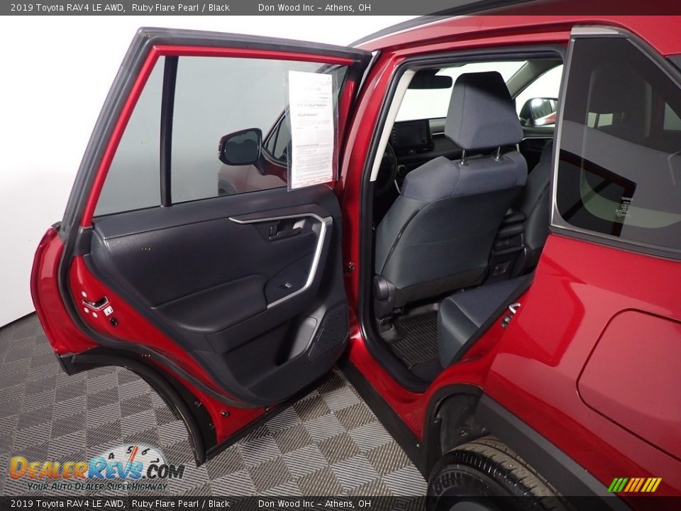 2019 Toyota RAV4 LE AWD Ruby Flare Pearl / Black Photo #34