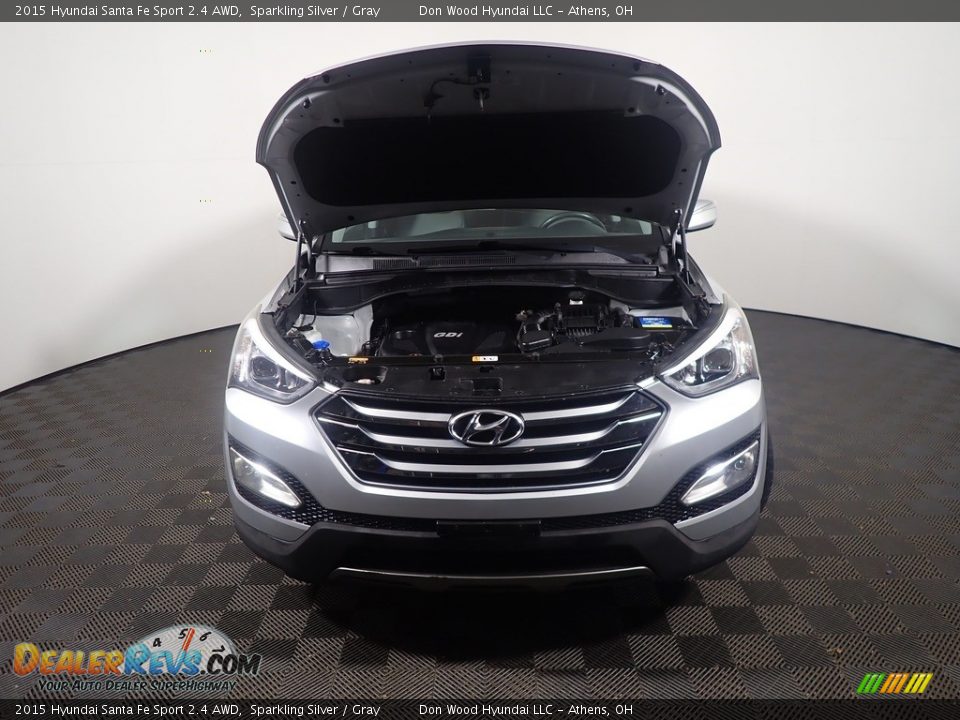 2015 Hyundai Santa Fe Sport 2.4 AWD Sparkling Silver / Gray Photo #7