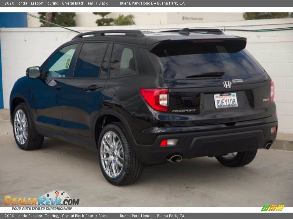 2020 Honda Passport Touring Crystal Black Pearl / Black Photo #2