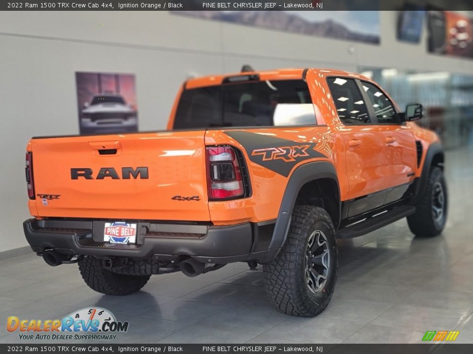 2022 Ram 1500 TRX Crew Cab 4x4 Ignition Orange / Black Photo #6