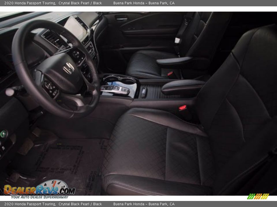 2020 Honda Passport Touring Crystal Black Pearl / Black Photo #3