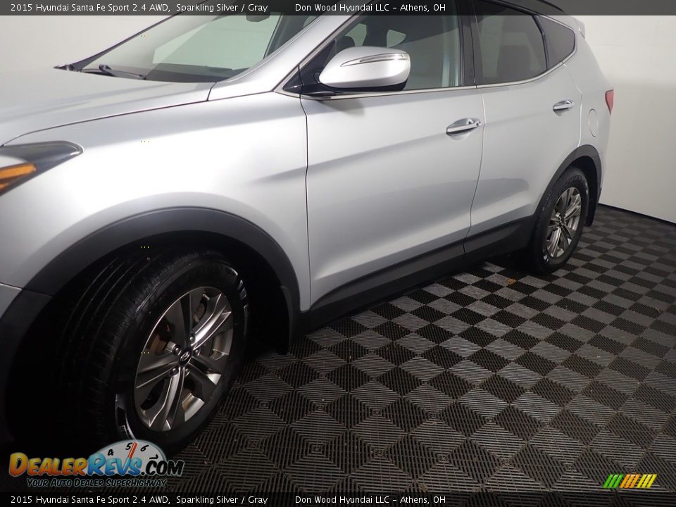 2015 Hyundai Santa Fe Sport 2.4 AWD Sparkling Silver / Gray Photo #11
