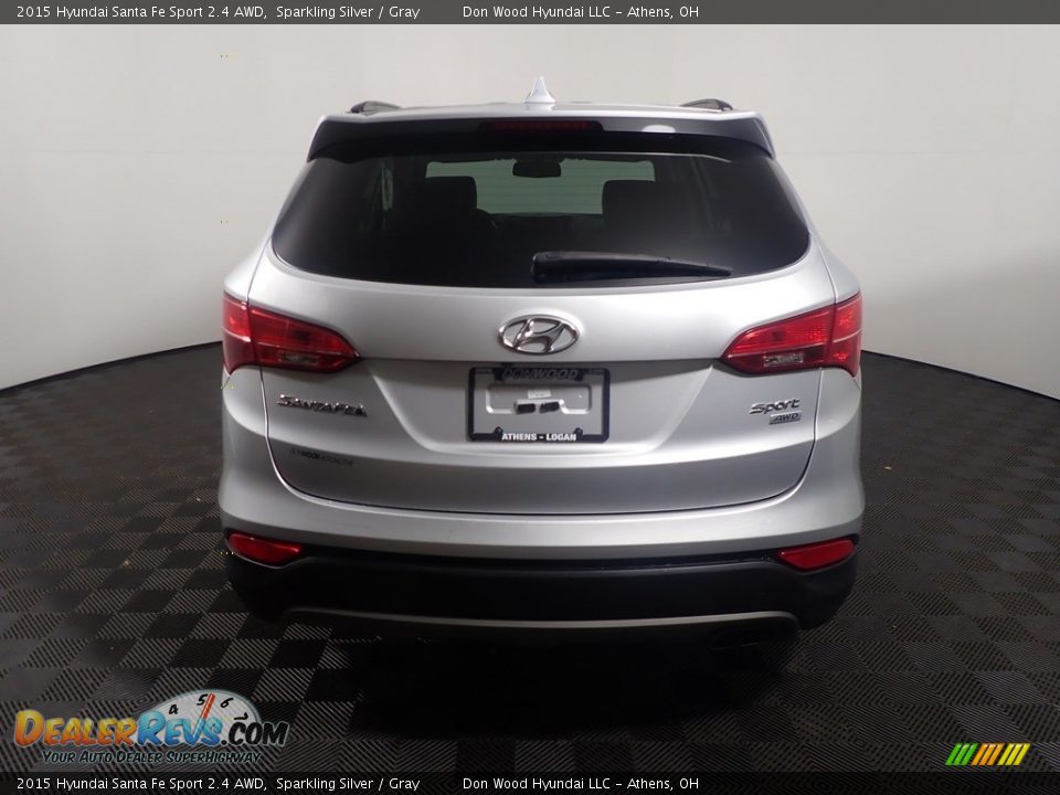 2015 Hyundai Santa Fe Sport 2.4 AWD Sparkling Silver / Gray Photo #14