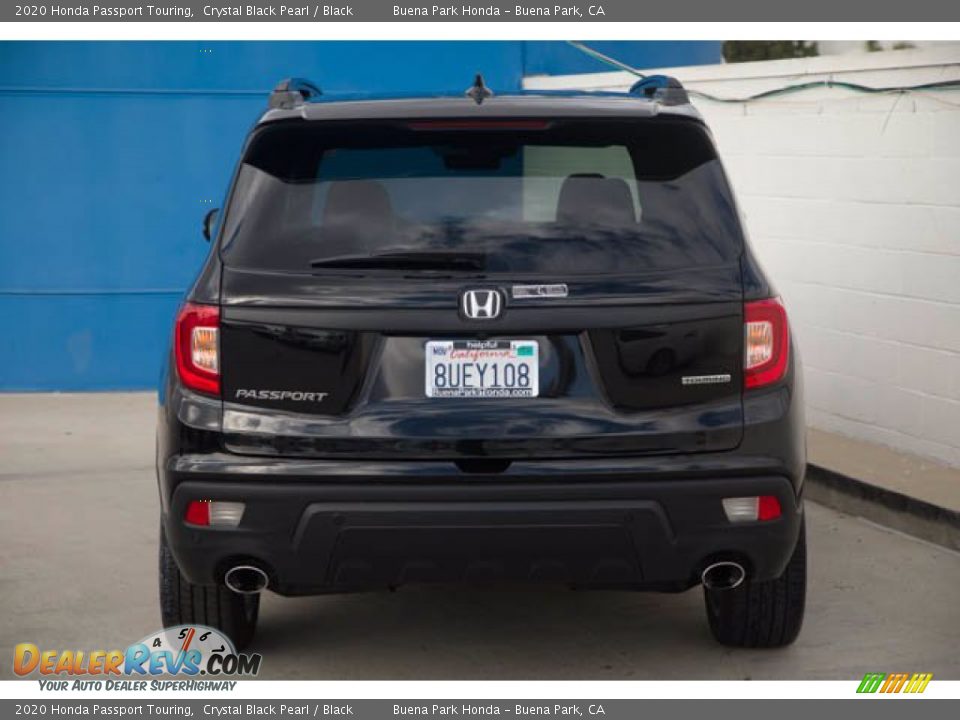 2020 Honda Passport Touring Crystal Black Pearl / Black Photo #9