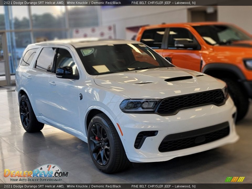 Front 3/4 View of 2021 Dodge Durango SRT Hellcat AWD Photo #3