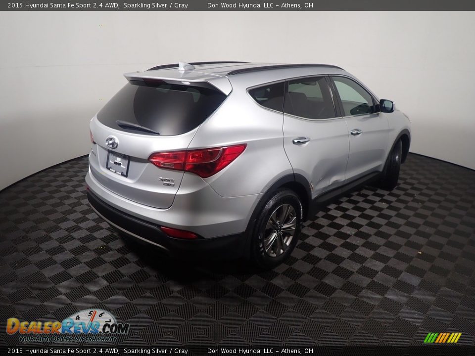 2015 Hyundai Santa Fe Sport 2.4 AWD Sparkling Silver / Gray Photo #18