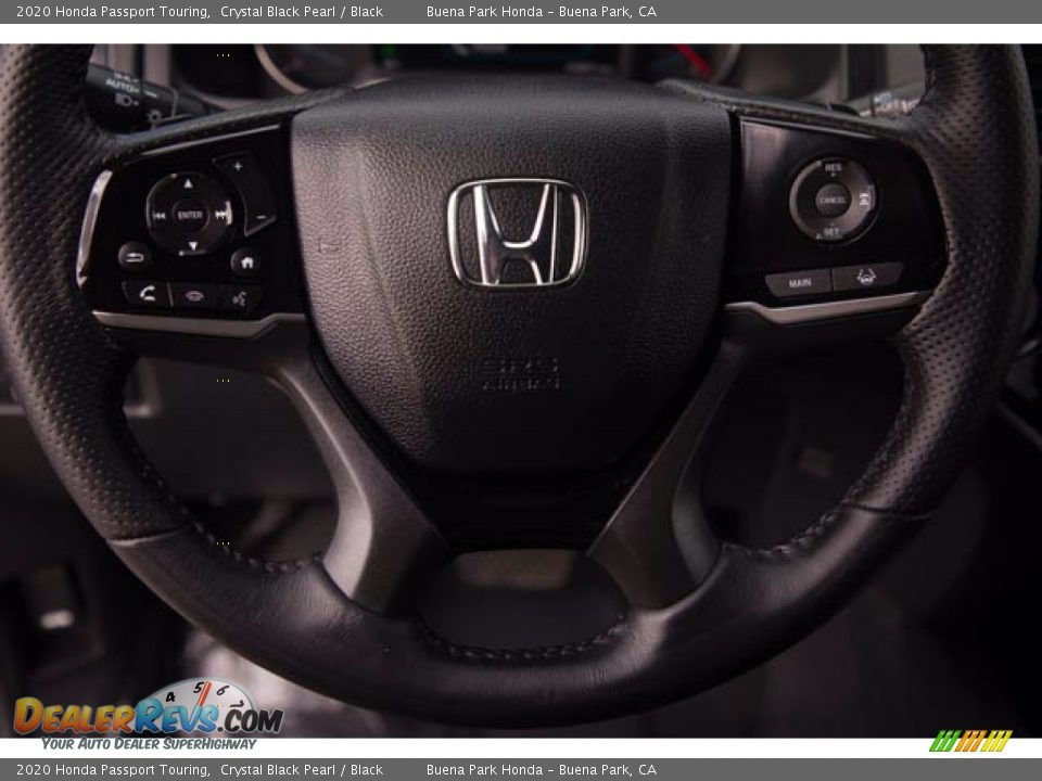 2020 Honda Passport Touring Crystal Black Pearl / Black Photo #11