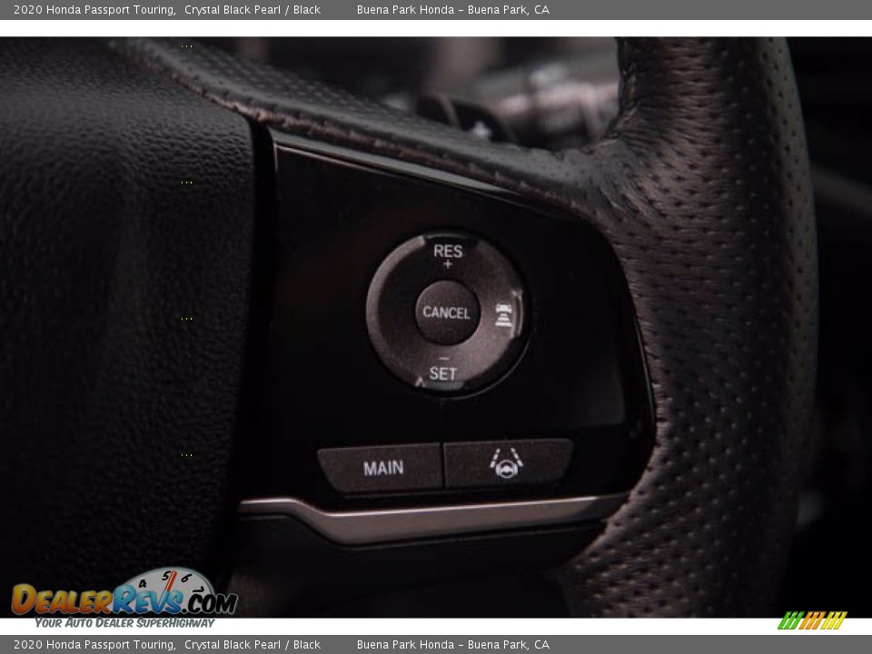 2020 Honda Passport Touring Crystal Black Pearl / Black Photo #13