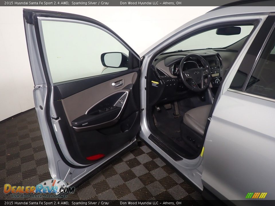 2015 Hyundai Santa Fe Sport 2.4 AWD Sparkling Silver / Gray Photo #21