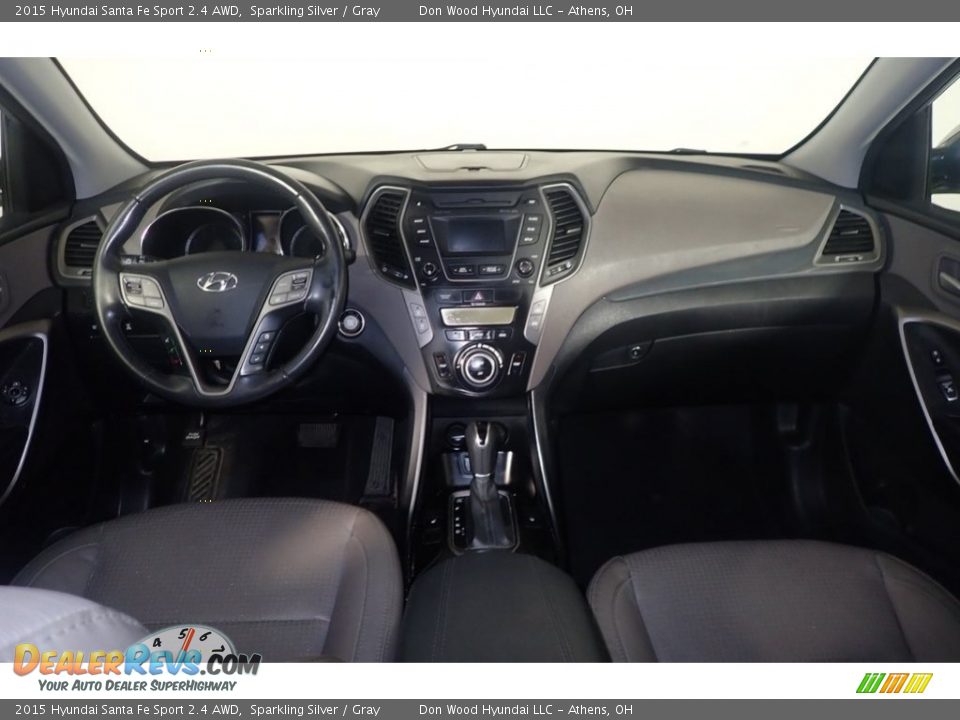2015 Hyundai Santa Fe Sport 2.4 AWD Sparkling Silver / Gray Photo #25