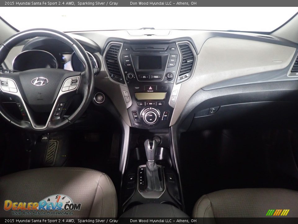 2015 Hyundai Santa Fe Sport 2.4 AWD Sparkling Silver / Gray Photo #26