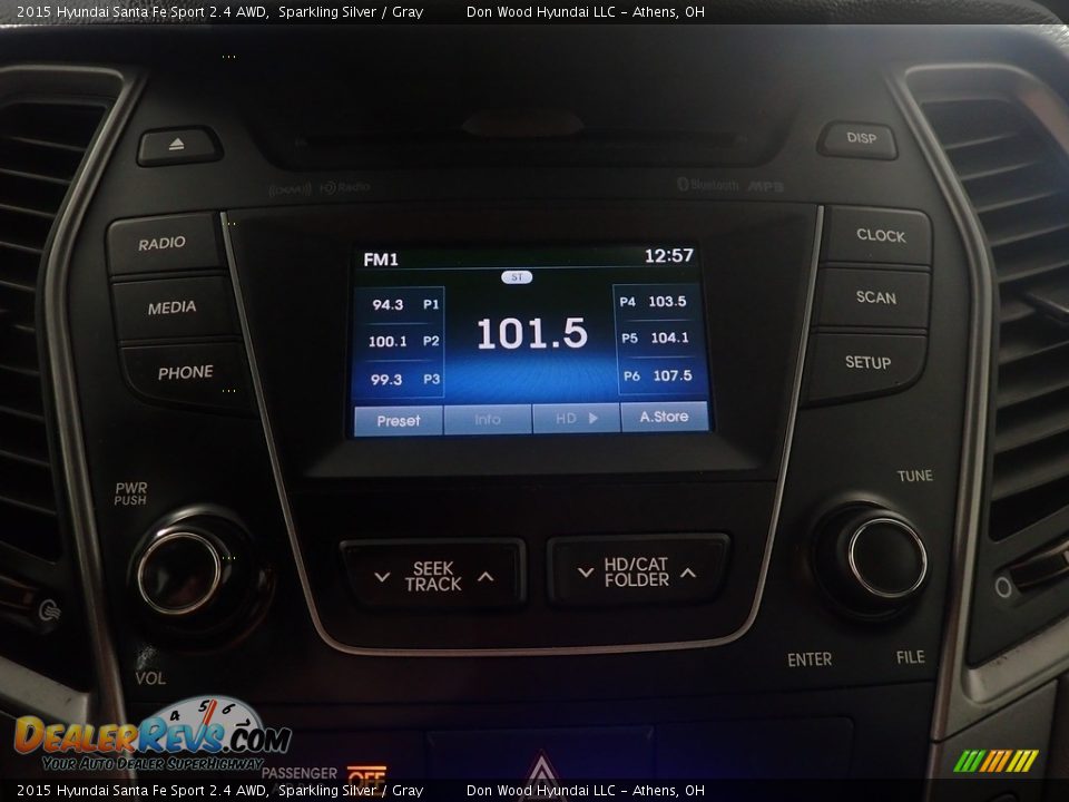 2015 Hyundai Santa Fe Sport 2.4 AWD Sparkling Silver / Gray Photo #27