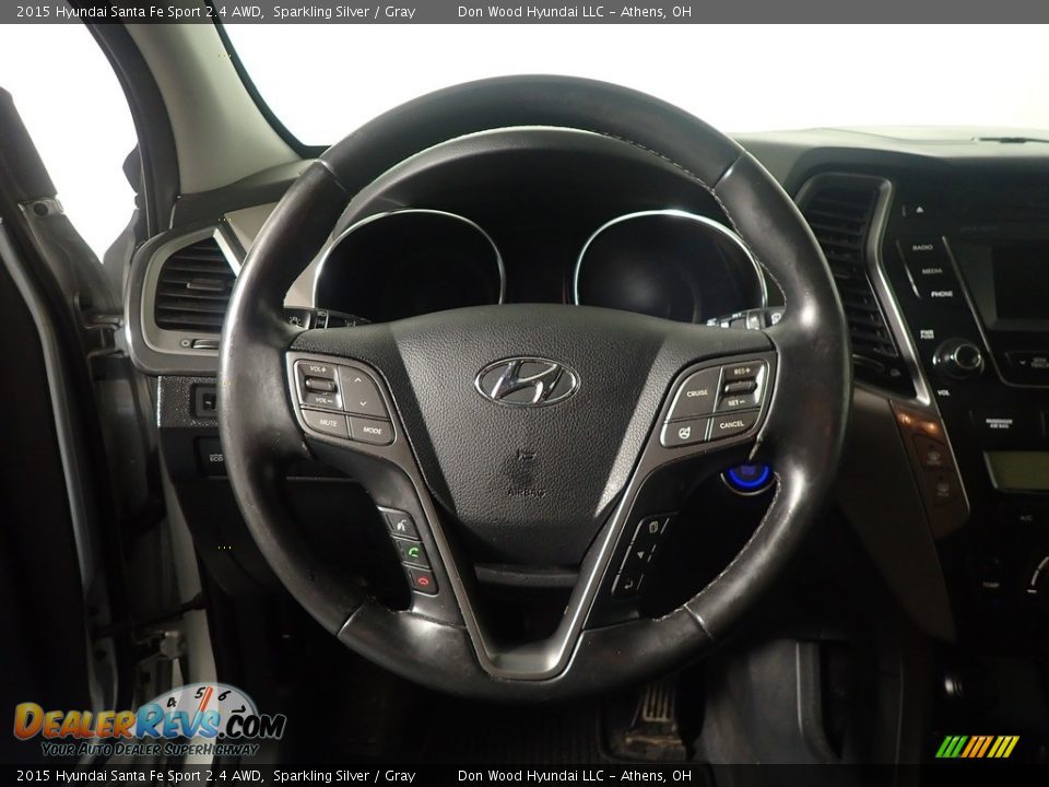 2015 Hyundai Santa Fe Sport 2.4 AWD Sparkling Silver / Gray Photo #28