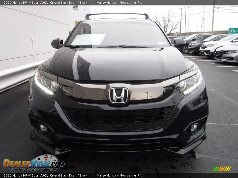 2021 Honda HR-V Sport AWD Crystal Black Pearl / Black Photo #5