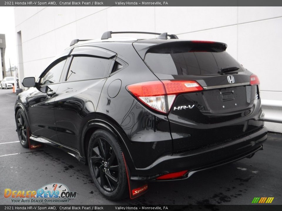 2021 Honda HR-V Sport AWD Crystal Black Pearl / Black Photo #8