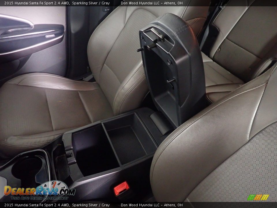 2015 Hyundai Santa Fe Sport 2.4 AWD Sparkling Silver / Gray Photo #34