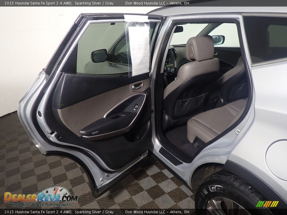 2015 Hyundai Santa Fe Sport 2.4 AWD Sparkling Silver / Gray Photo #35