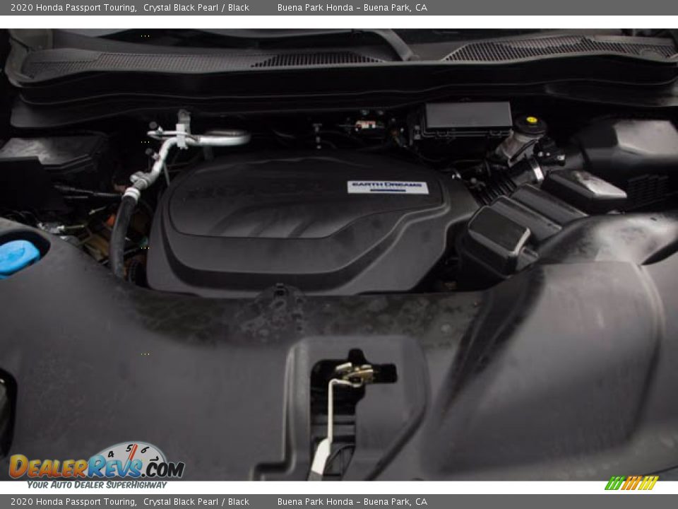 2020 Honda Passport Touring Crystal Black Pearl / Black Photo #34