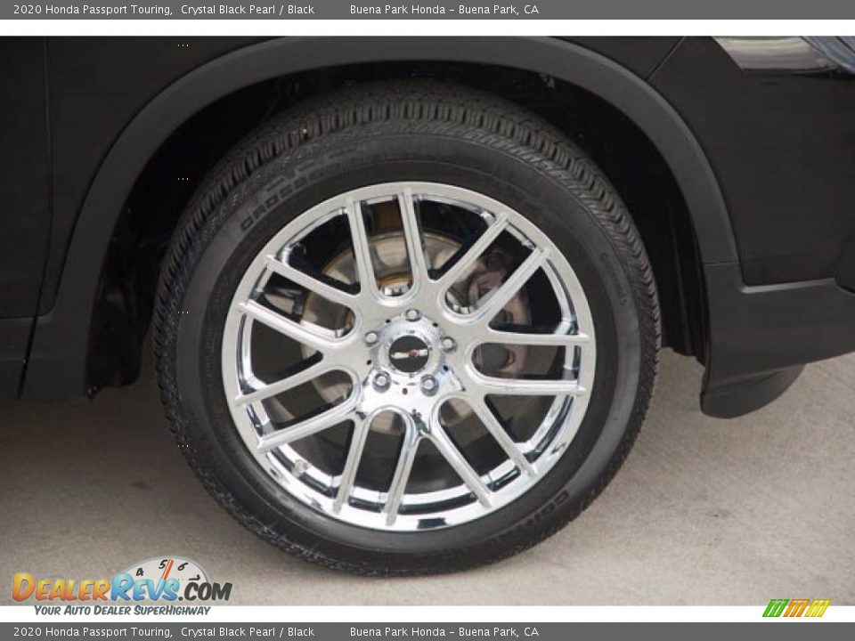 2020 Honda Passport Touring Crystal Black Pearl / Black Photo #36