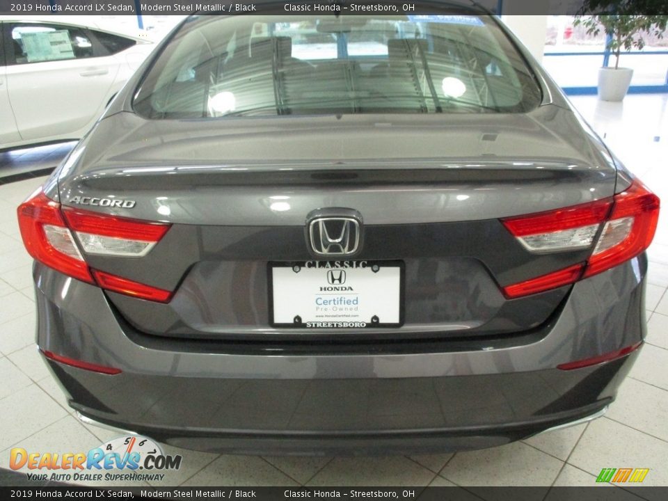 2019 Honda Accord LX Sedan Modern Steel Metallic / Black Photo #8