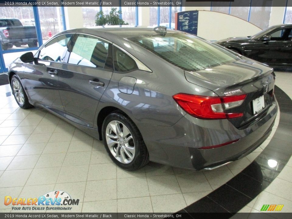 2019 Honda Accord LX Sedan Modern Steel Metallic / Black Photo #9