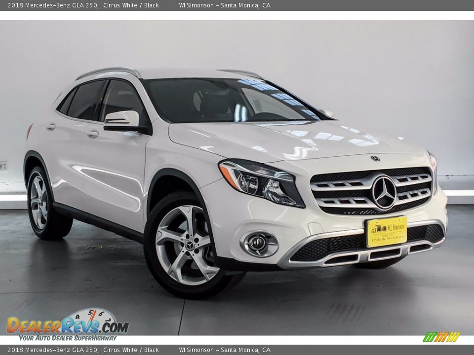 2018 Mercedes-Benz GLA 250 Cirrus White / Black Photo #13