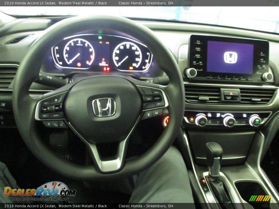 2019 Honda Accord LX Sedan Modern Steel Metallic / Black Photo #31