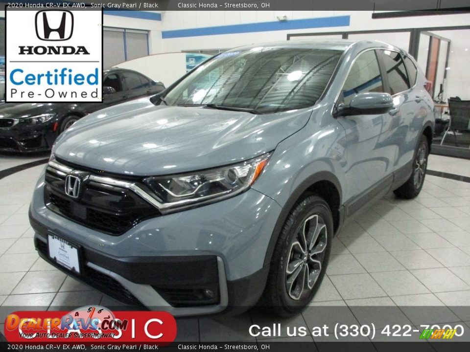 2020 Honda CR-V EX AWD Sonic Gray Pearl / Black Photo #1
