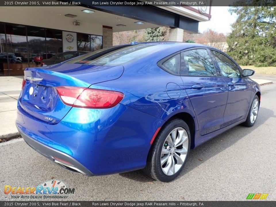 2015 Chrysler 200 S Vivid Blue Pearl / Black Photo #2