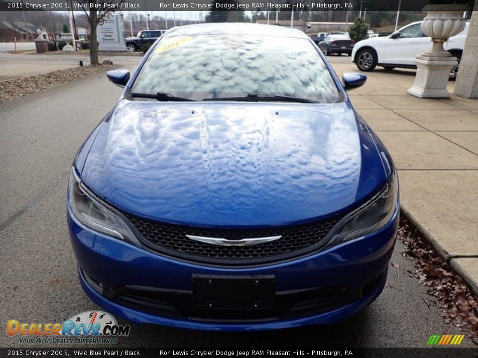 2015 Chrysler 200 S Vivid Blue Pearl / Black Photo #8