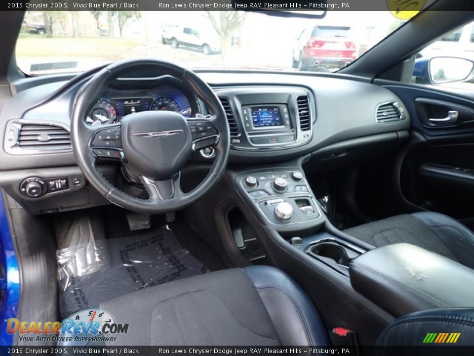 2015 Chrysler 200 S Vivid Blue Pearl / Black Photo #14