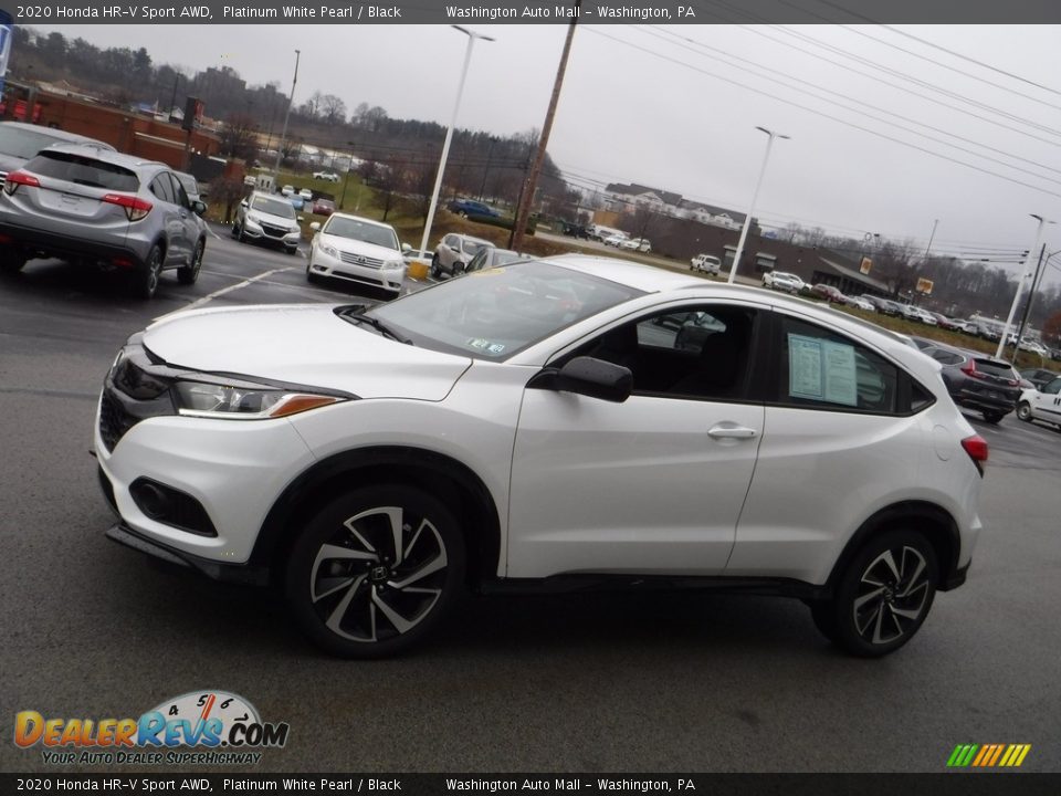 2020 Honda HR-V Sport AWD Platinum White Pearl / Black Photo #6