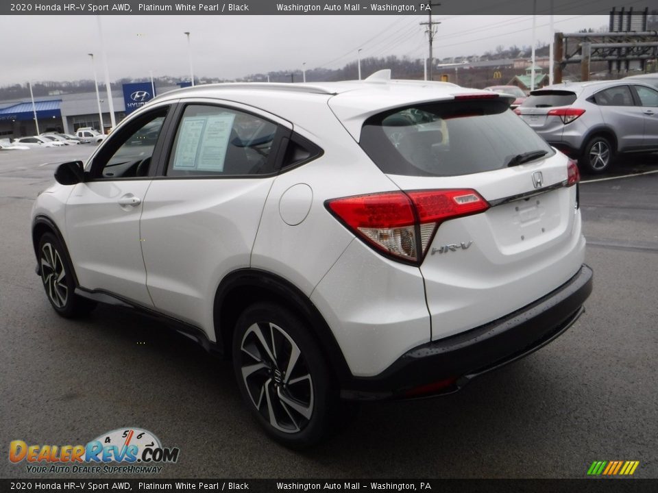 2020 Honda HR-V Sport AWD Platinum White Pearl / Black Photo #7