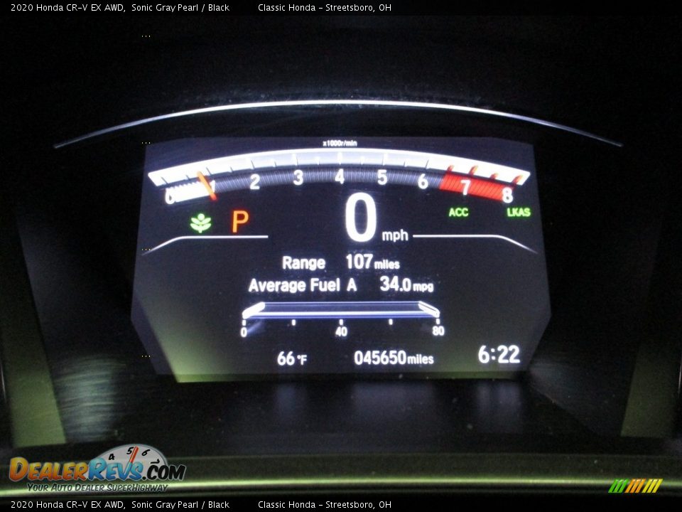 2020 Honda CR-V EX AWD Sonic Gray Pearl / Black Photo #33