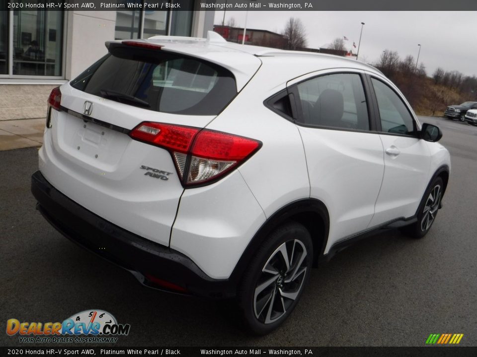 2020 Honda HR-V Sport AWD Platinum White Pearl / Black Photo #9
