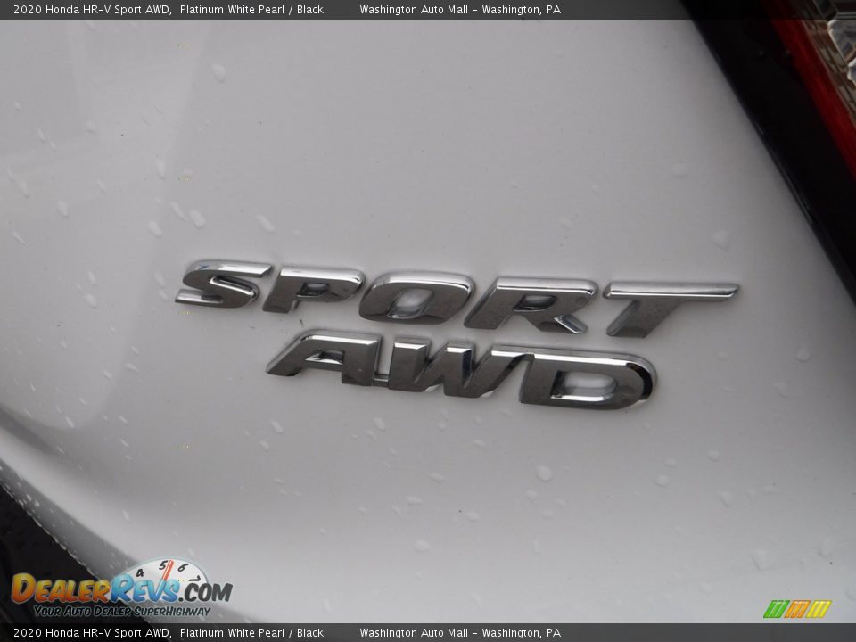 2020 Honda HR-V Sport AWD Platinum White Pearl / Black Photo #10