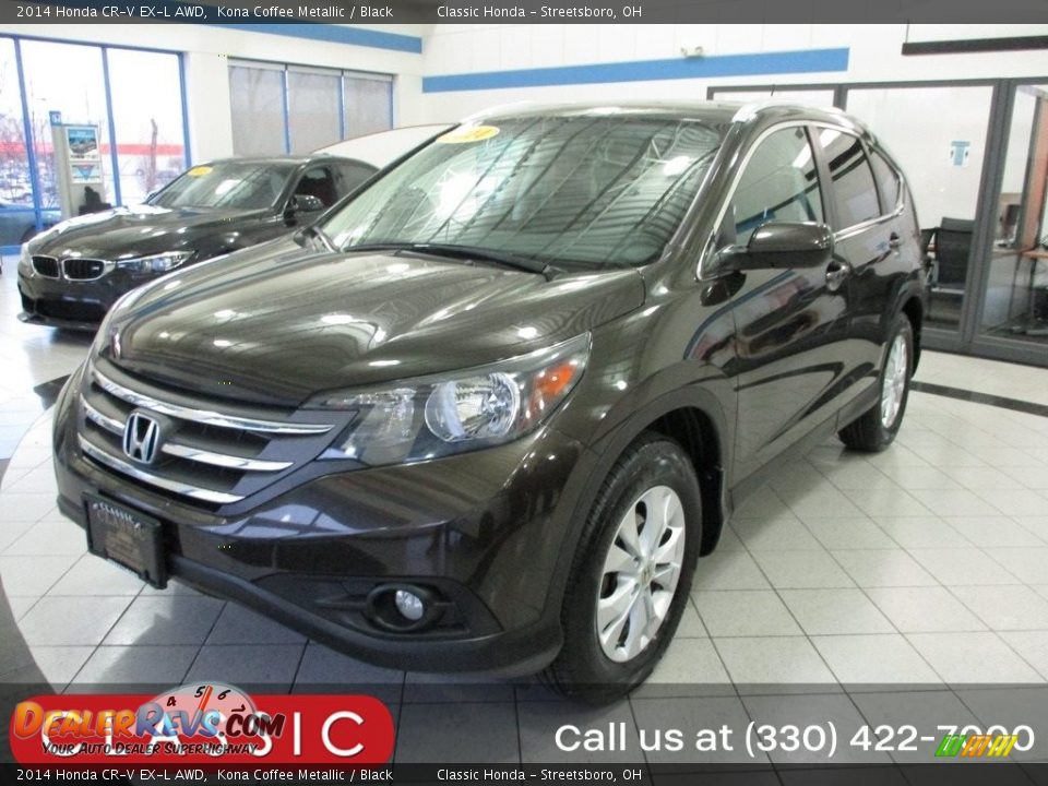 2014 Honda CR-V EX-L AWD Kona Coffee Metallic / Black Photo #1