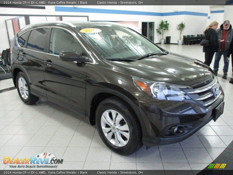 2014 Honda CR-V EX-L AWD Kona Coffee Metallic / Black Photo #3