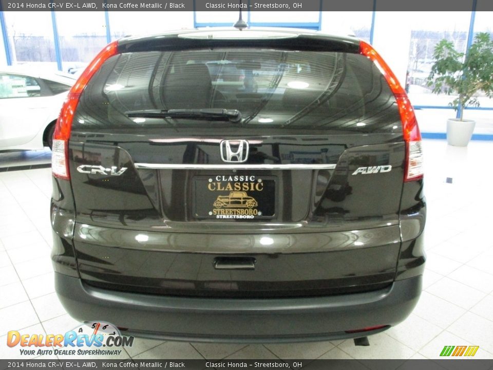 2014 Honda CR-V EX-L AWD Kona Coffee Metallic / Black Photo #8