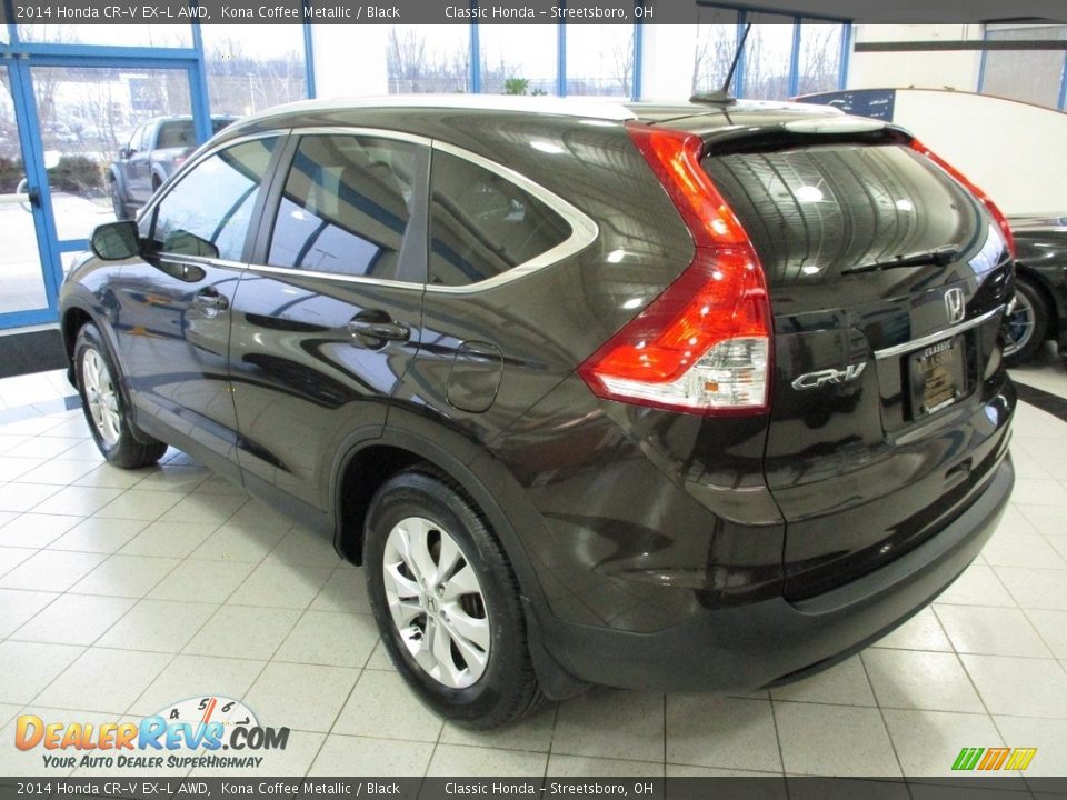 2014 Honda CR-V EX-L AWD Kona Coffee Metallic / Black Photo #9