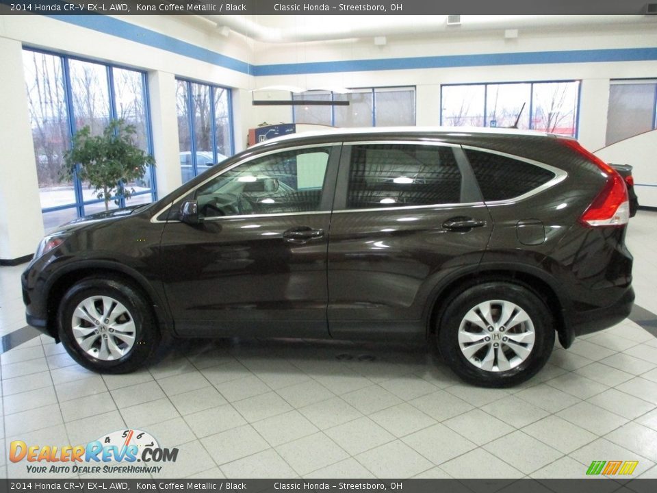 2014 Honda CR-V EX-L AWD Kona Coffee Metallic / Black Photo #10