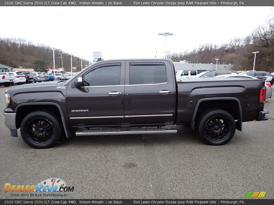 2016 GMC Sierra 1500 SLT Crew Cab 4WD Iridium Metallic / Jet Black Photo #2