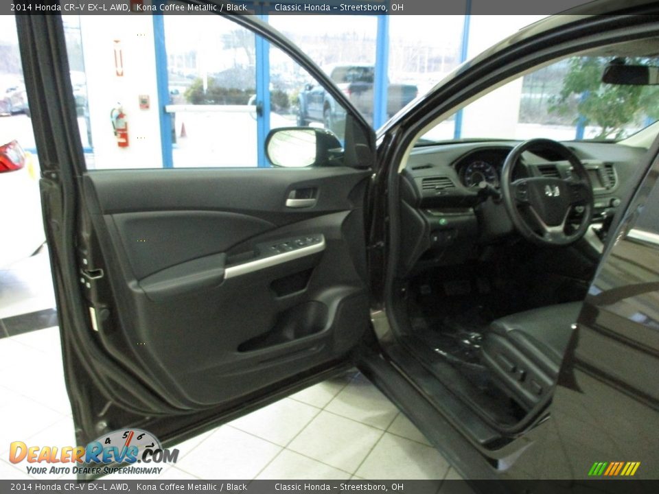2014 Honda CR-V EX-L AWD Kona Coffee Metallic / Black Photo #26