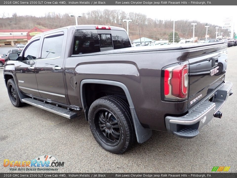 2016 GMC Sierra 1500 SLT Crew Cab 4WD Iridium Metallic / Jet Black Photo #3