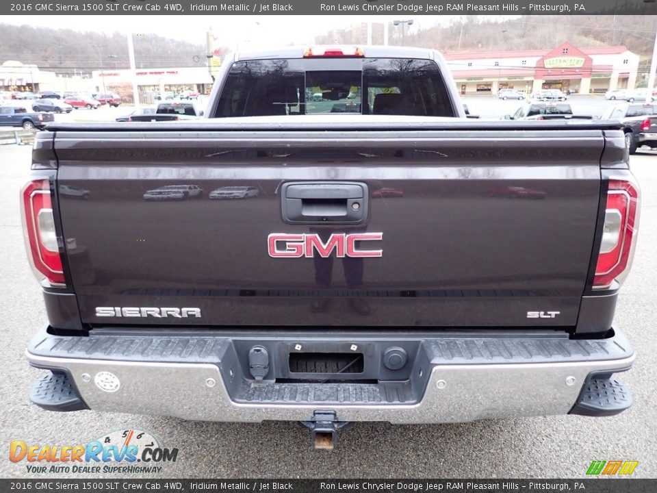 2016 GMC Sierra 1500 SLT Crew Cab 4WD Iridium Metallic / Jet Black Photo #4