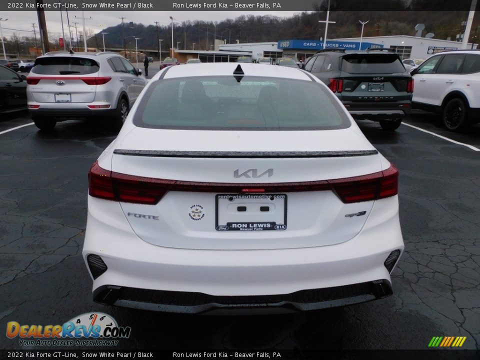 2022 Kia Forte GT-Line Snow White Pearl / Black Photo #3