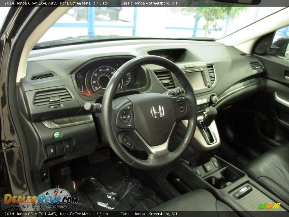 2014 Honda CR-V EX-L AWD Kona Coffee Metallic / Black Photo #29