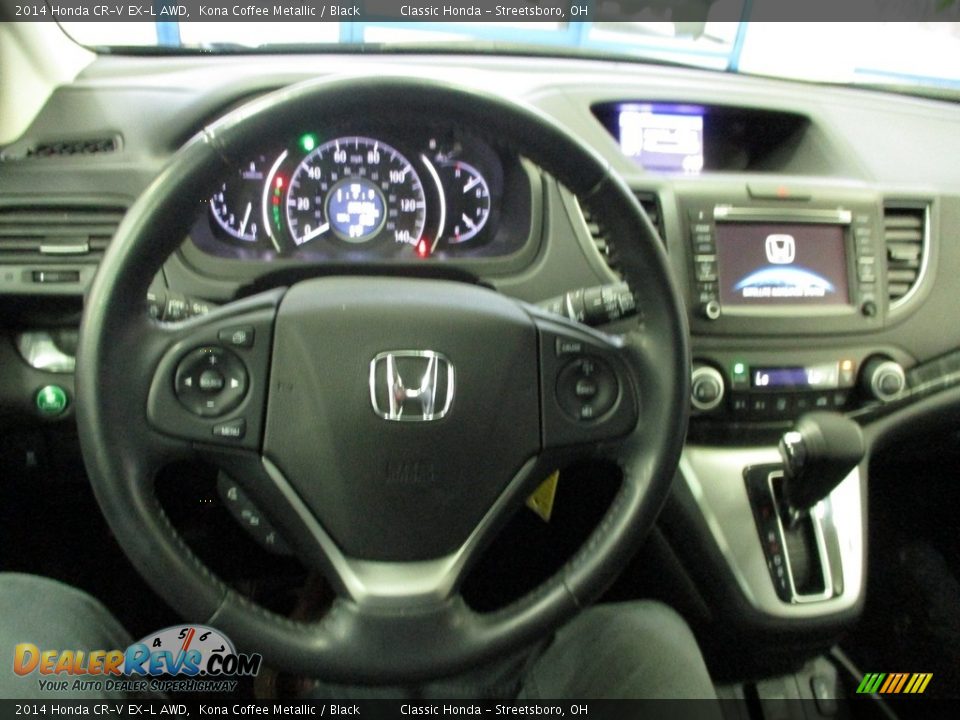 2014 Honda CR-V EX-L AWD Kona Coffee Metallic / Black Photo #32