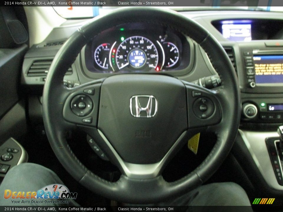 2014 Honda CR-V EX-L AWD Kona Coffee Metallic / Black Photo #33